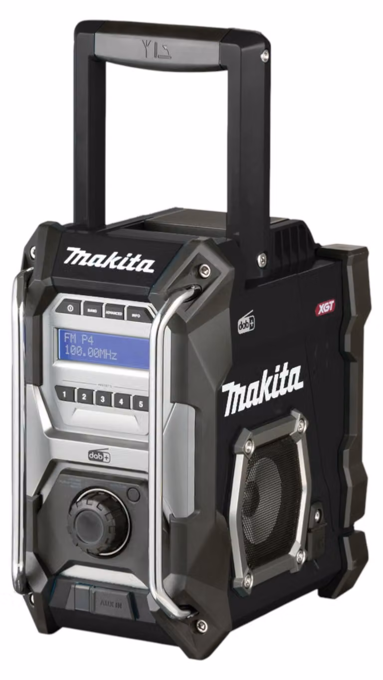 Makita MR 003 GZ01 Radio da cantiere a batteria 12 V - 40 V DAB DAB+ FM 3,5 mm AUX USB IP64 Solo - senza batteria, senza caricabatterie