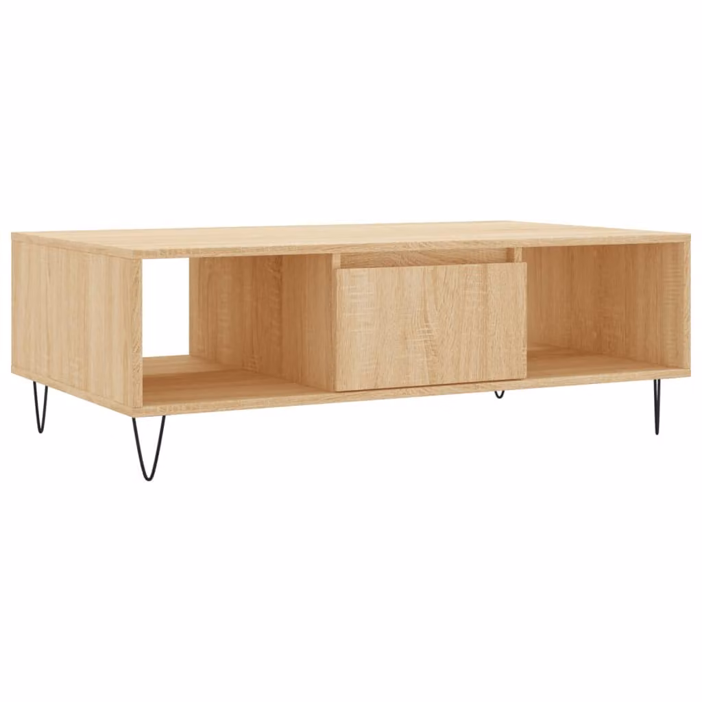 Tavolino da Salotto Rovere Sonoma 104x60x35cm Legno Multistrato