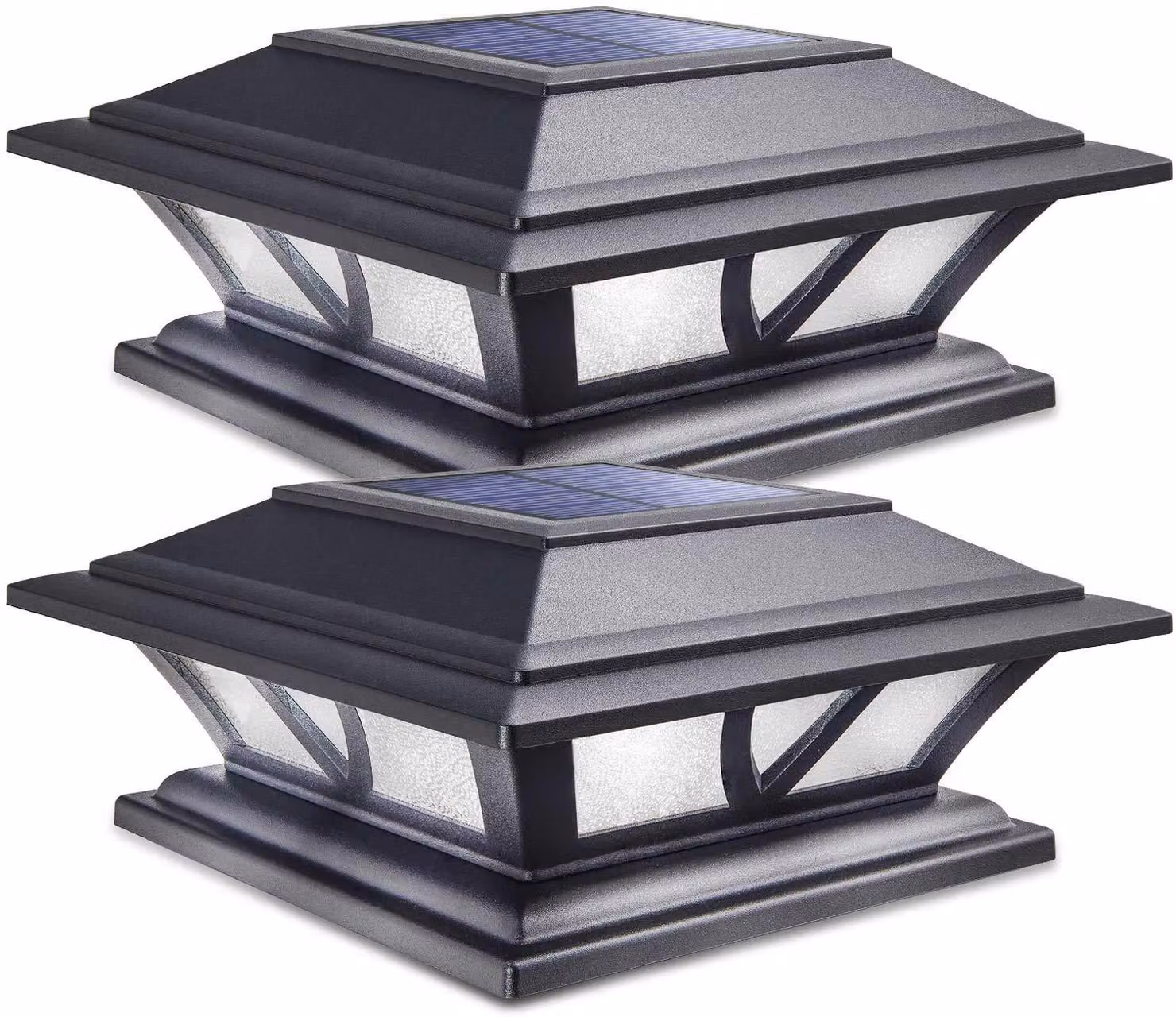 Lampade solari per esterni, LED, 2 modalità, impermeabili, confezione da 2