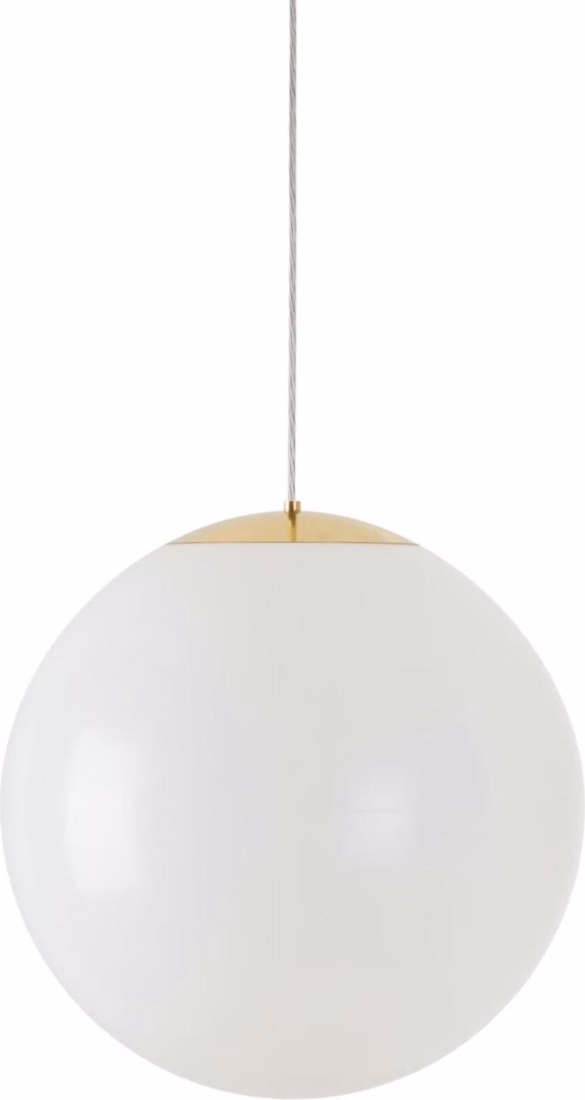 OSMONT ISI64349 ISIS S4 PM HP Apparecchio a sospensione in plastica ottone lucido / bianco IP40 3000 K 59W LED