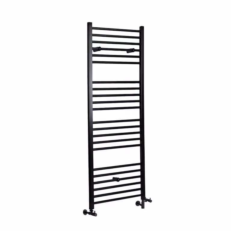 Scaldasalviette Misto Piatto - Termoarredo Bagno Nero - 1600 x 600mm - 740W - Nox