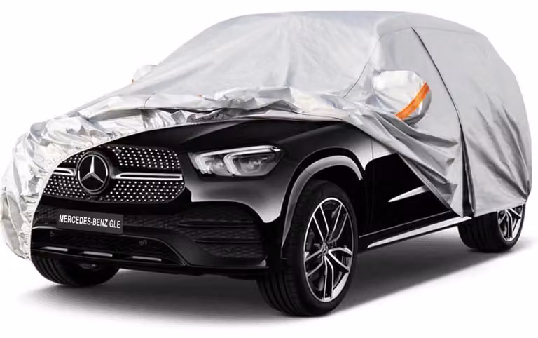 Copertura per auto Autoplane, impermeabile e traspirante, per Mercedes Benz GLE/GLE Coupé (2015-2025), colore argento