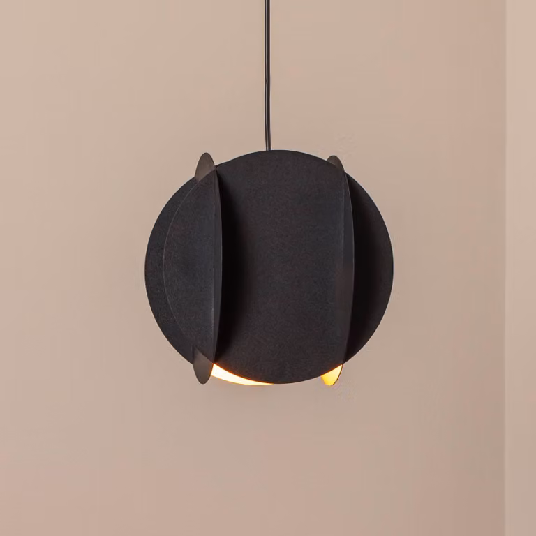 Lampada a sospensione Corner Opviq, dimmerabile, Nero, Soggiorno / Sala da pranzo, Metallo, Moderno, Lampada a sospensione