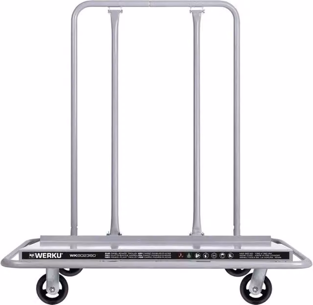 Carrello porta pannelli WERKU in acciaio grigio