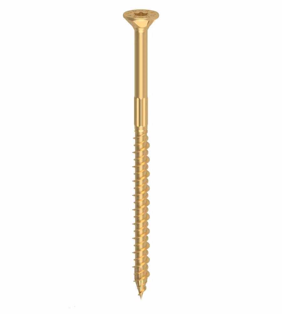 Viti pro tps torx 6,0x140 zincato giallo bilbo 25 pezzi
