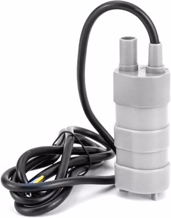 Motopompa a doppia pompa con rubinetto da 12 V per campeggio, laghetti, acquari e fontane