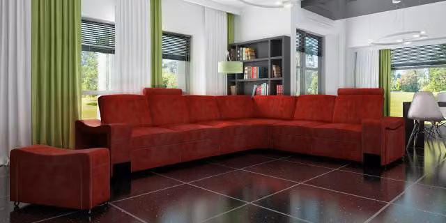 Stoffcouch Sofa Eck Wohnlandschaft Textil Polster Eckcouch Massanfertigung USB