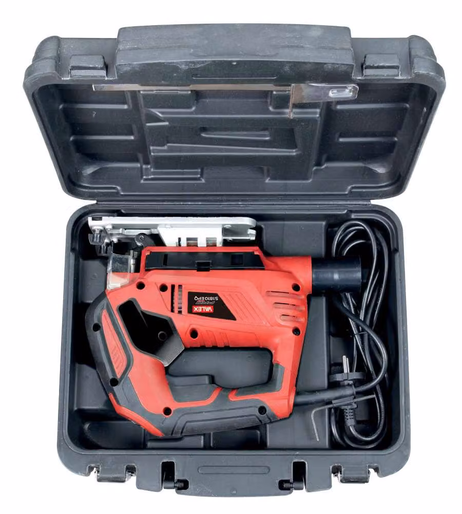 Valex Seghetto Alternativo 810W Rosso con Guida Laterale e Lama Inclusa