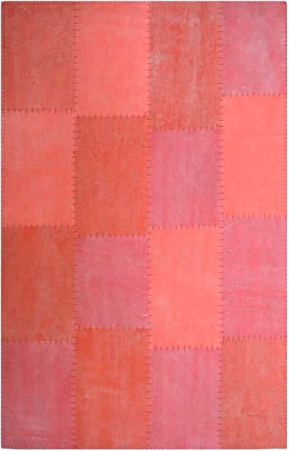 Tappeto Lyrical Patchwork Vintage Rosso e Multicolor