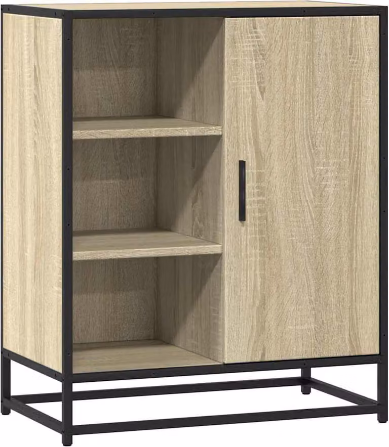 Credenza Rovere Sonoma 62x35x76 cm in Legno Multistrato