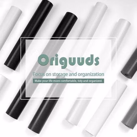 Matte Antiscivolo in EVA - Rivestimento per Porte Frigorifero e Cucina - Non Adesivo - Nero - 60cm x 600cm