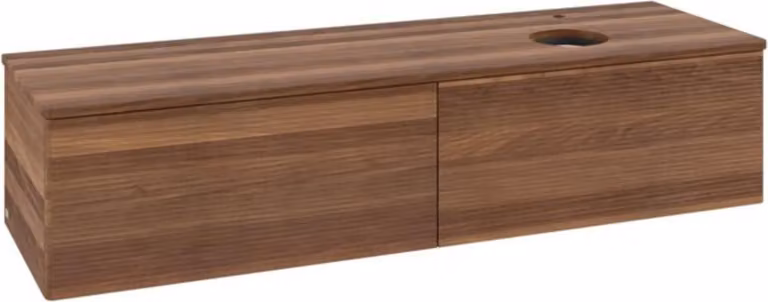 V&B Mobiletto con struttura frontale - illuminazione Antao 160x50cm, HL, WBP-colore w. wal, w. wal