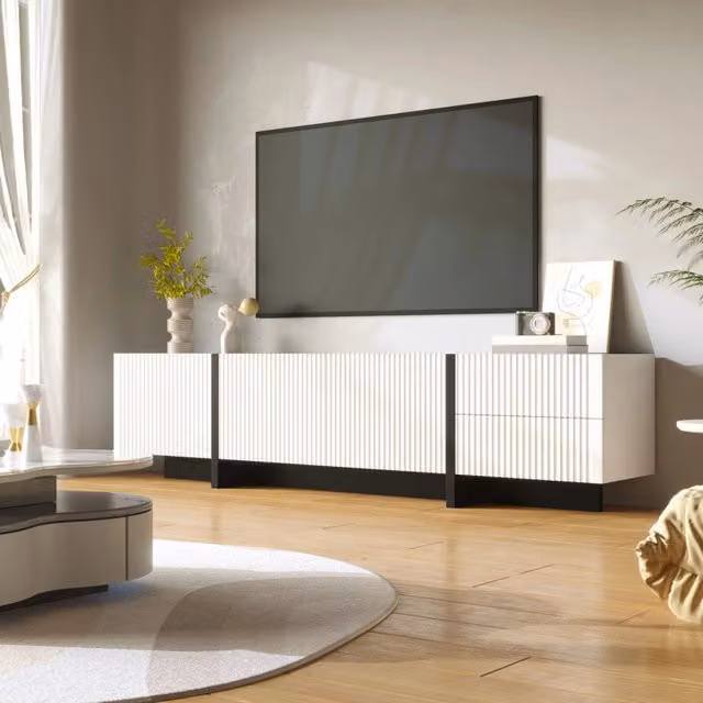 Mobile TV 190 cm - Zephmum- 3 ante 2 cassetti