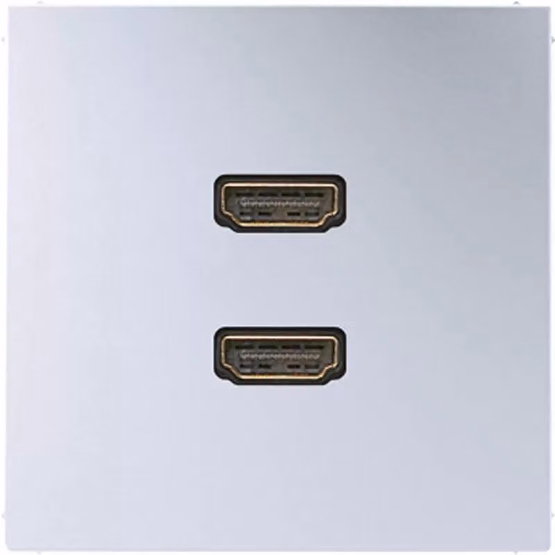 Jung MAAL1133 2 x HDMI in alluminio