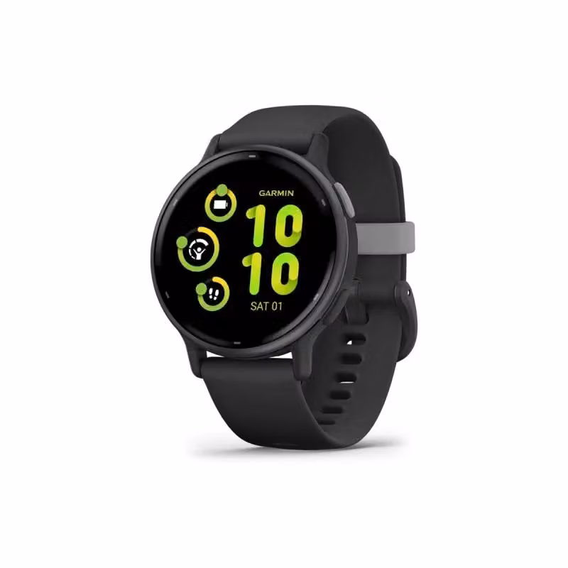 Smartwatch Garmin Vivoactive 5 con display AMOLED, Nero e Grigio, con GPS, monitoraggio del battito cardiaco e del sonno, compatibile con iOS e Android – 2