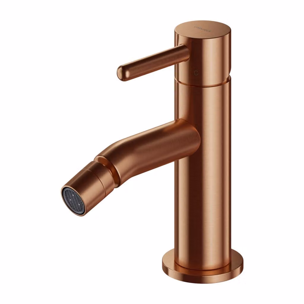 Omnires Y Y1220CPB Miscelatore per bidet, rame spazzolato