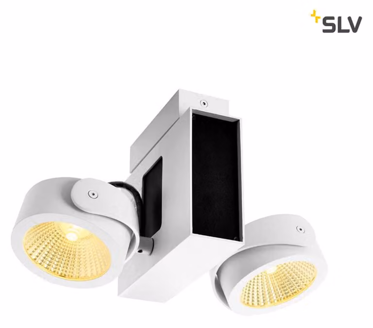 SLV Tec Kalu LED apparecchio a plafone doppio bianco, nero SLV 1001432
