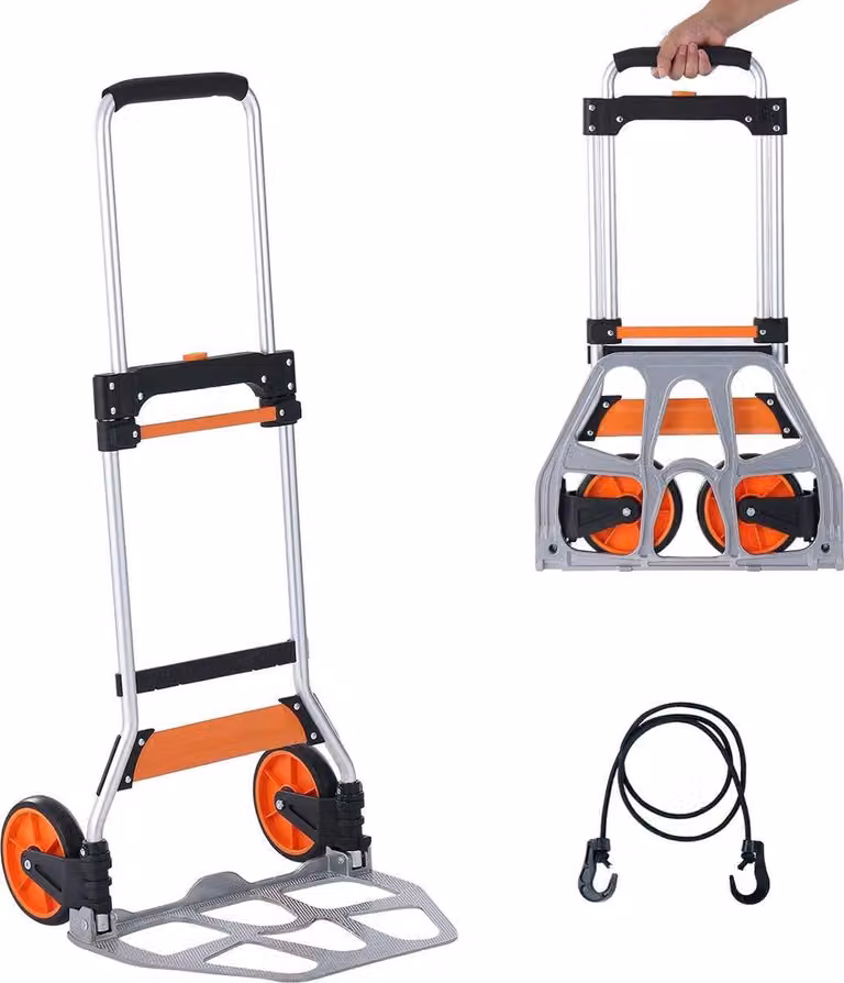 Carrello a spinta - Carrelli a spinta - Carrello a spinta pieghevole - Carrello pieghevole - Carrello manuale - Carrello trasportabile