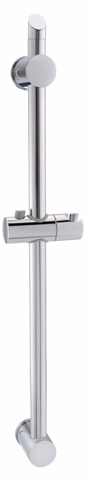 Set di supporti per doccia con barra scorrevole, 639 mm, cromato