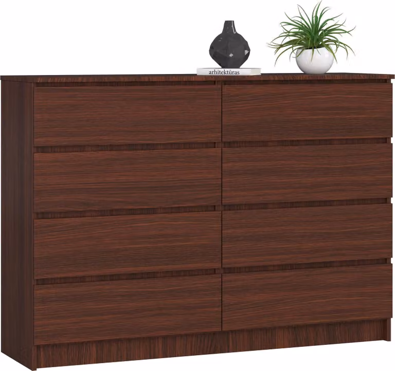 Akord Credenza 8 Cassetti Wenge 138X40X99 Cm