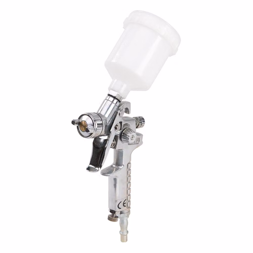 Pistola a spruzzo HVLP con tazza di flusso 100 ml