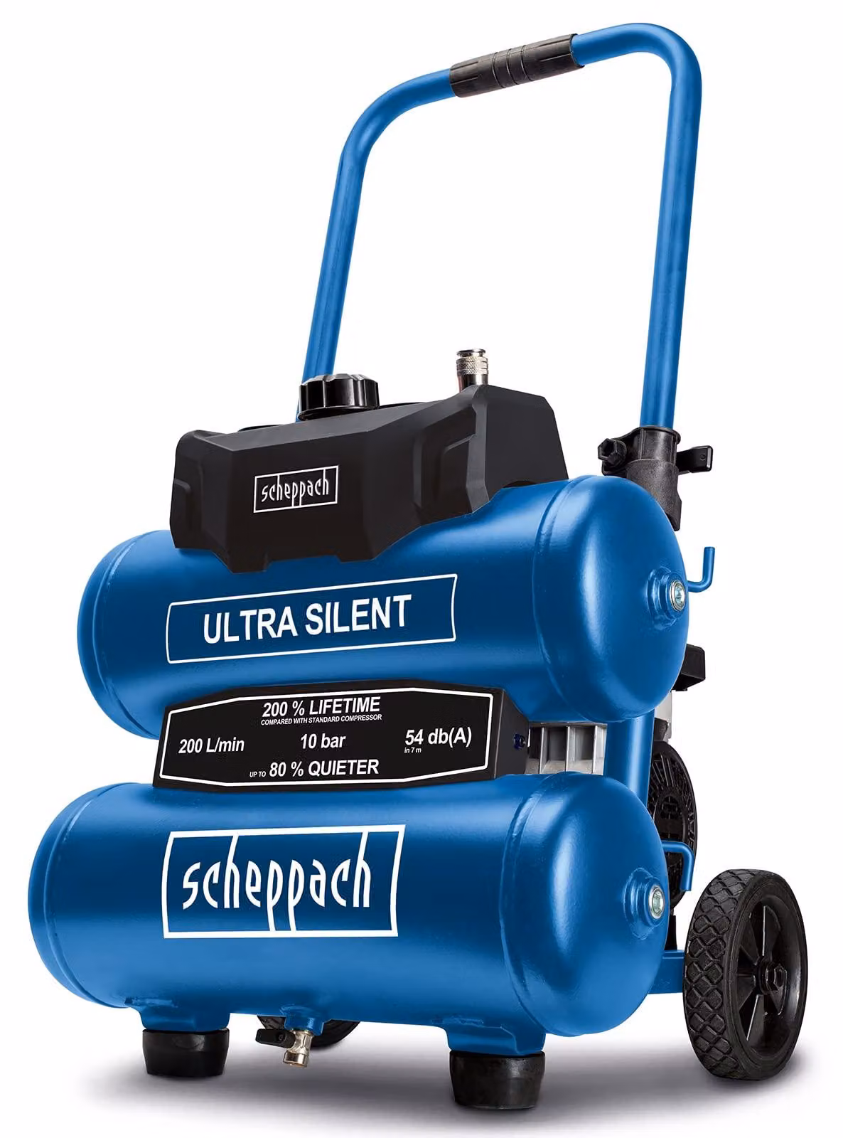 Compressore oil-free Scheppach HC 20 Si Twin