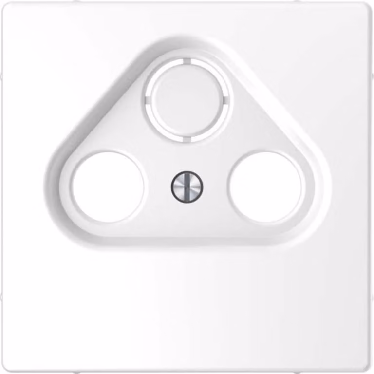 Merten MEG4123-6035 Copripiastra centrale per TV/SAT D-Life lotus bianco