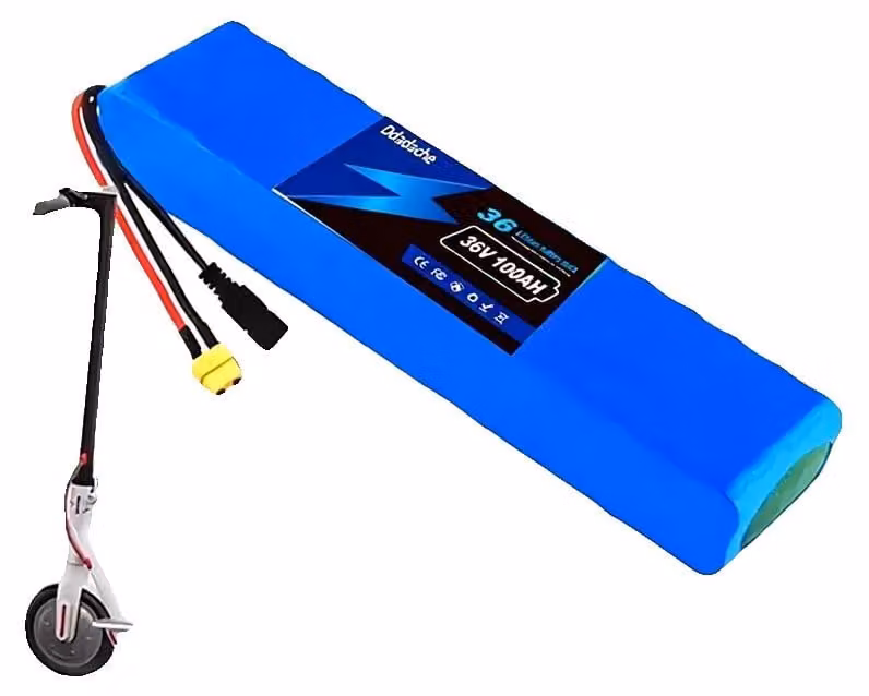 Batteria, 36V, 100Ah, con connettori Bullet-SM
