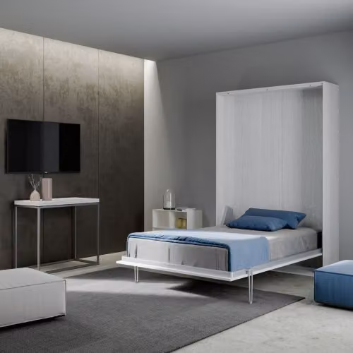 Letto Kentaro a scomparsa una piazza e mezza verticale Itamoby