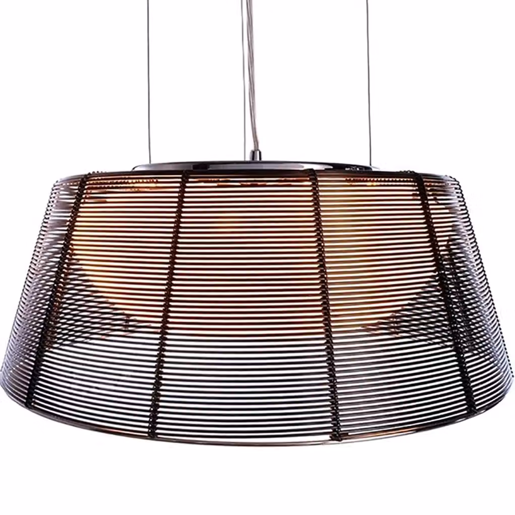 Lampadario a sospensione moderno DEKO-LIGHT in metallo nero con 3 attacchi E27 per cucina e sala da pranzo – 2