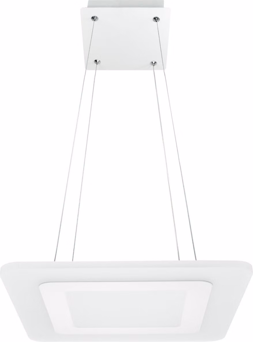 Lampada a sospensione LED LARVIK bianca 25W, bianco neutro 1500 lm, metallo, dimensioni: 120x35x35 cm, IP20, Polux
