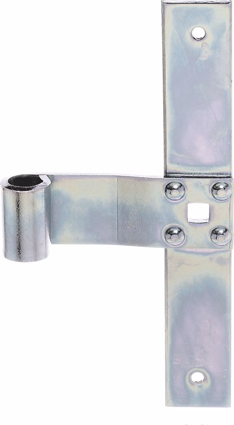 Alberts 313586 Cerniera centrale per persiana | diritta, estremità diritta | zincata, passivata a film spesso | rotolo Ø13 mm | dimensioni 200 x 30 mm | set di 3