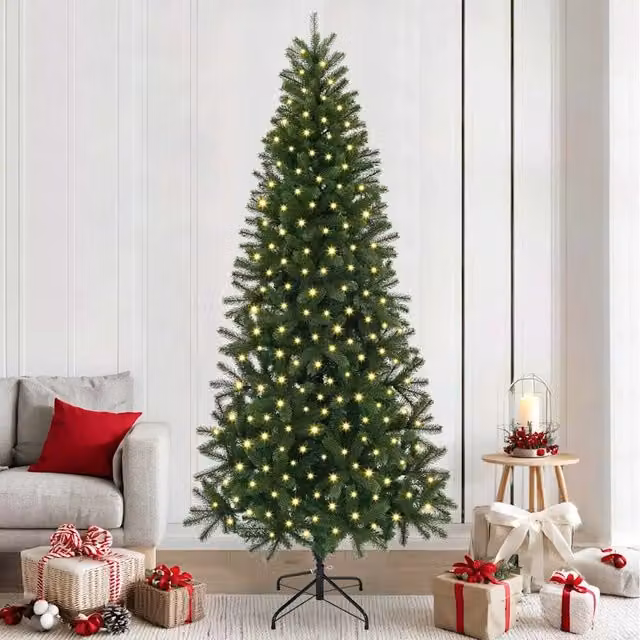 Albero di Natale artificiale Verde 240 cm PE e PVC 3397376