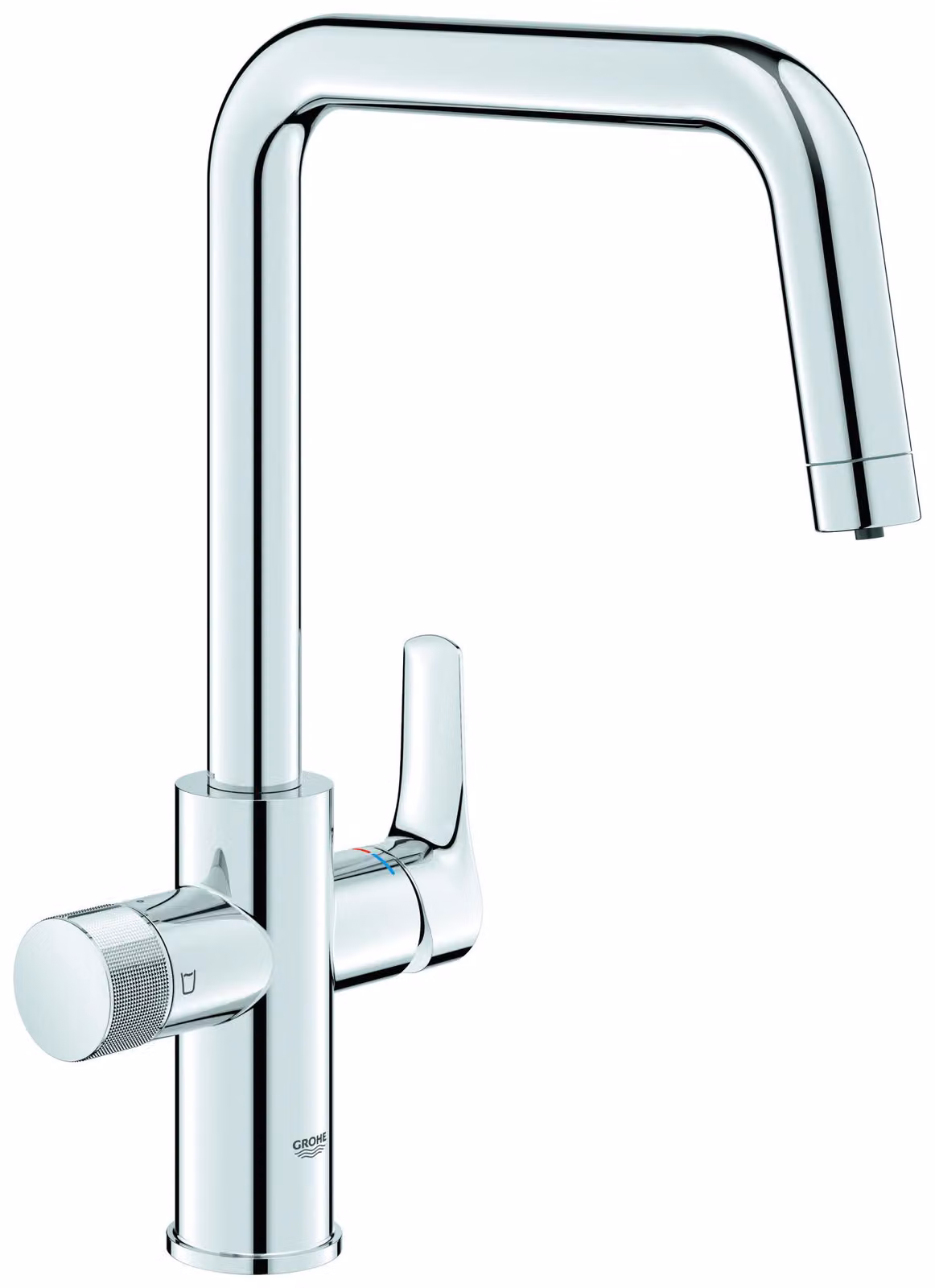 GROHE Blue Pure Eurosmart Mitigeur d'évier, bec en U, portée 223mm, 30583000, 30583000