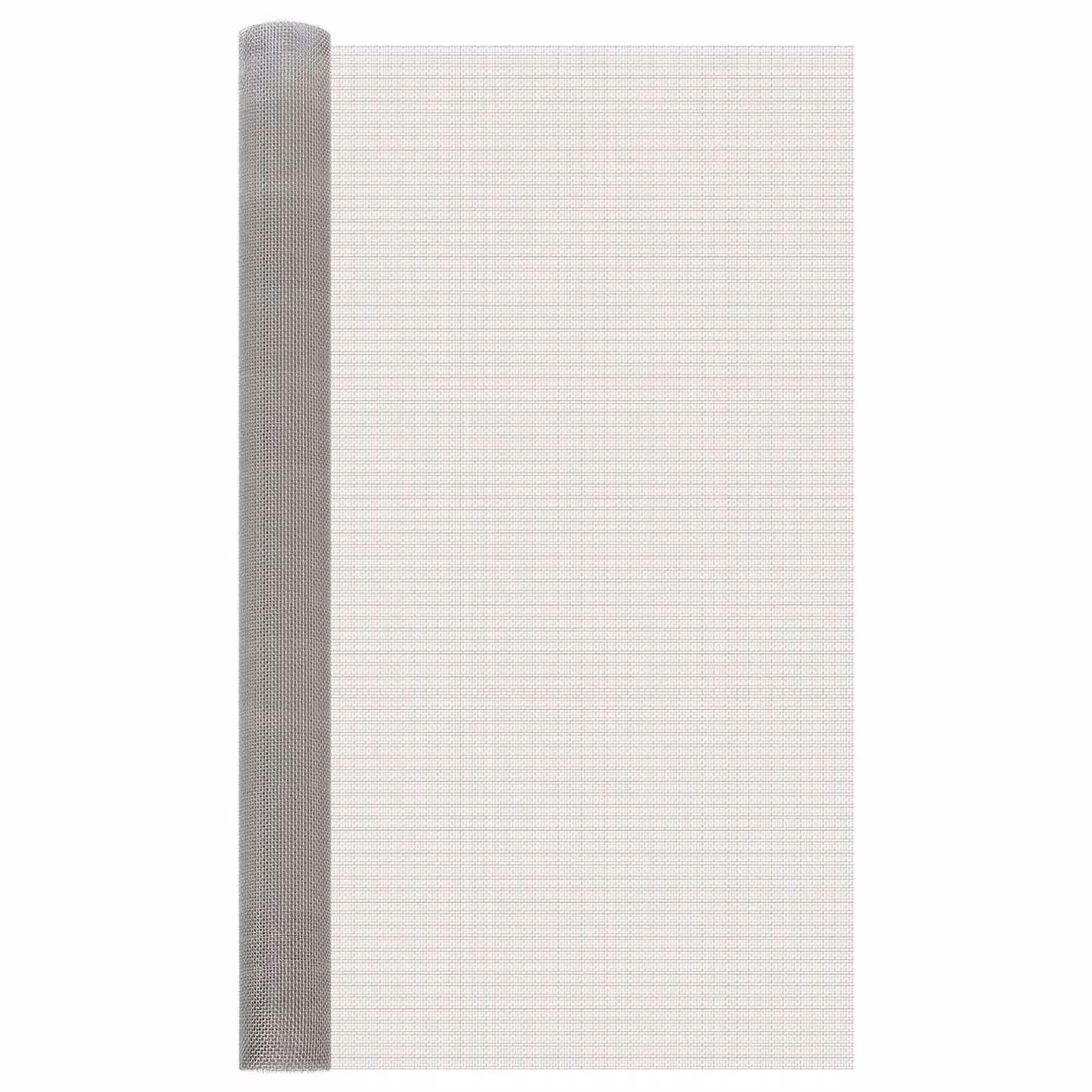 Rete per schermatura vidaXL in acciaio inossidabile Argento L: 500 cm, H: 120 cm