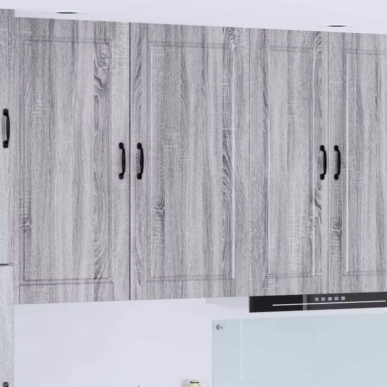 Armadietto a muro moderno vidaXL PORTO Grigio Sonoma L 50 cm, P 31 cm, H 100 cm