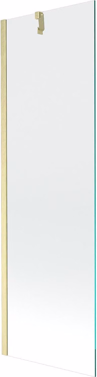 Mexen Next paravento per vasca da bagno a 1 anta 60 x 150 cm, trasparente, oro spazzolato - 895-060-000-00-00-55