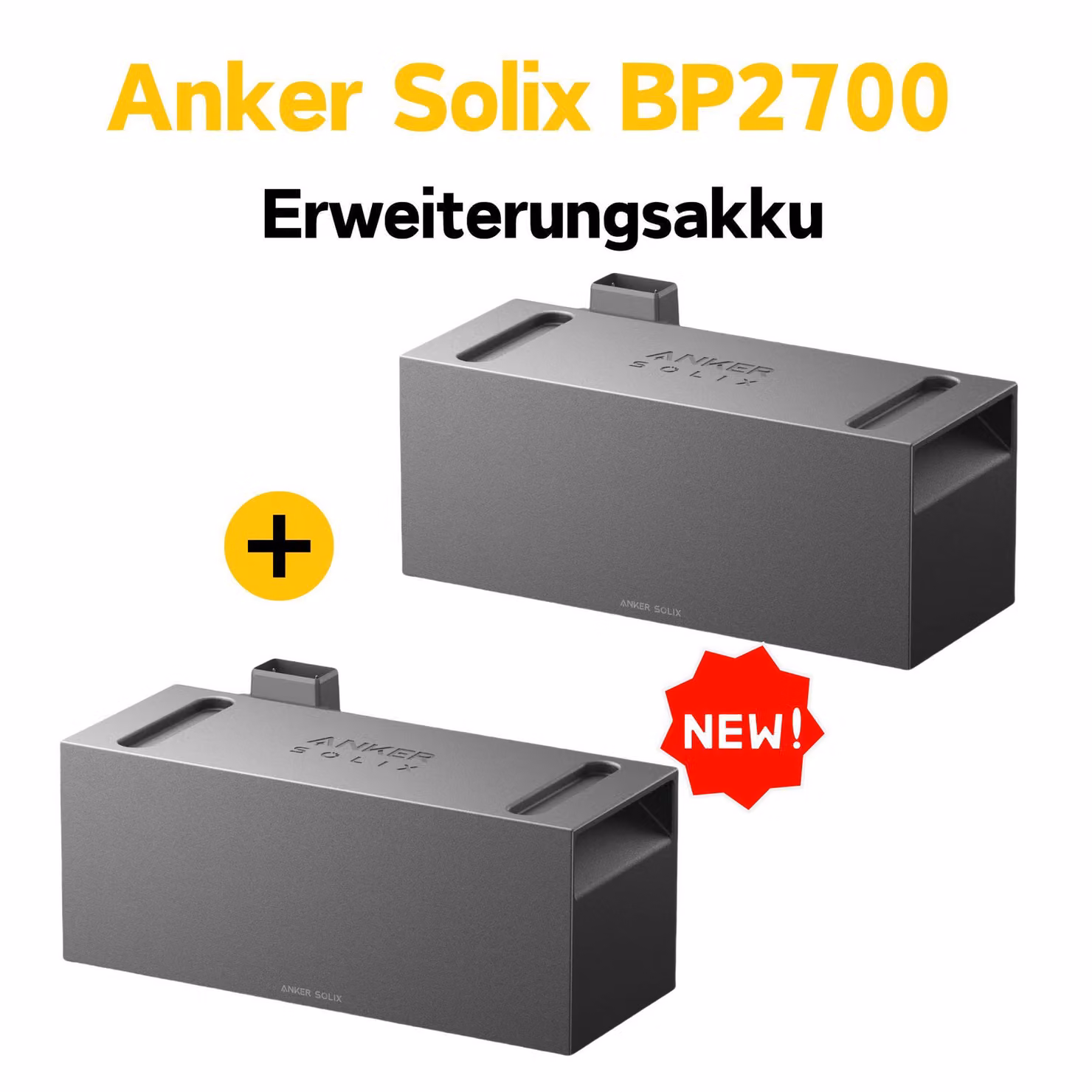 Batteria di estensione Anker SOLIX Solarbank BP2700, accumulatore solare per centrale elettrica da balcone