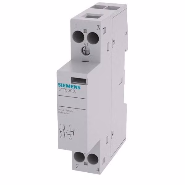 Contattore Siemens 230 VAC 20 A, 2 NO, 24 V (5TT5000-2)