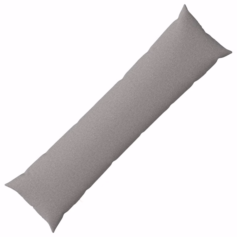 Federa HEERLEN vidaXL Grigio, L 145 cm x P 40 cm, in tessuto lavabile e rimovibile