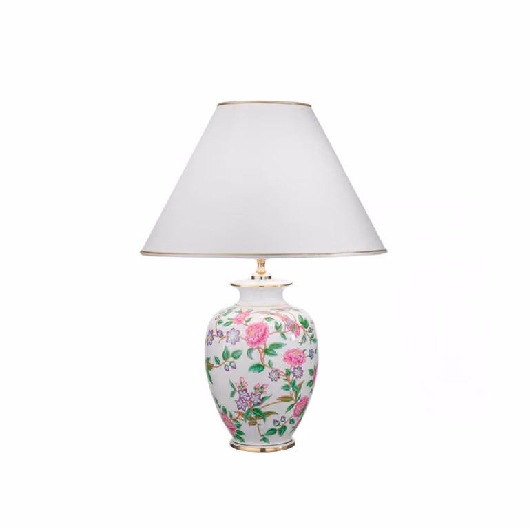 austrolux Lampada da tavolo Giardino Flora, Multicolore, Soggiorno / Sala da pranzo, Ceramica, Design, Lampada da tavolo