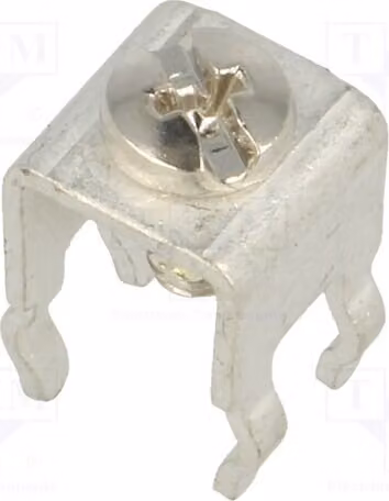 1x Connettore: Morsetto a vite per cavi da 7x5 mm, modello 7696 - Connettori a foro passante, morsetto a vite