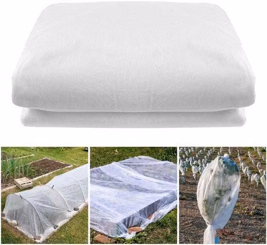 Protezione invernale per piante, telo da giardino 1,5 m x 10 m, tessuto non tessuto bianco da 40 g/m², protezione invernale per piante, copertura per piante, tessuto non tessuto resistente al gelo per proteggere le piante dalle intemperie, dal freddo, dag