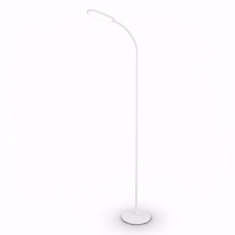 Lampada da terra flessibile a LED touch con luce diurna 3 colori di luce e 3 livelli di luminosità Lampada da terra Lampada a stelo