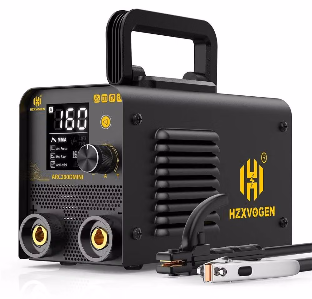 ARC200Dmini - Saldatrice inverter MMA/TIG (con sollevamento dell'arco) da 200 A - Estremamente compatta, dimensioni 23,5x15x11,5 cm - Ciclo di lavoro del 60% - 220–240 V, spina EU - Portatile, ideale per uso domestico