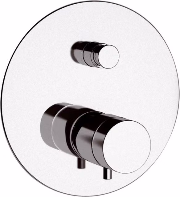 Rubinetto termostatico da incasso con deviatore per vasca-doccia - serie minimal thermo