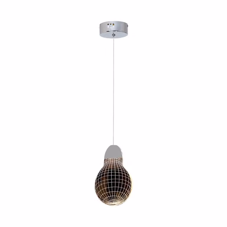 Lampadario a sospensione Milagro LED ML199 cromo, metallo
