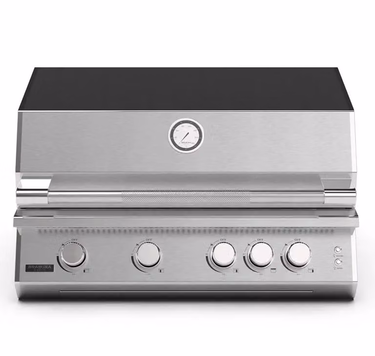 Barbecue a gas Fusion 400 RS inox da incasso 4 fuochi Brabura