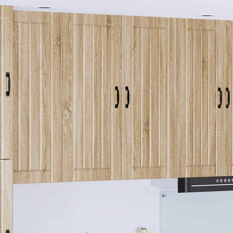 Armadietto a muro moderno vidaXL LUCCA in Rovere Sonoma marrone L: 80 cm, P: 31 cm, H: 100 cm