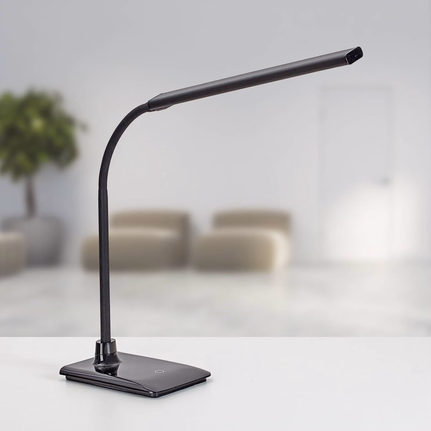 Maul Lampada da scrivania MAULpirro, dimmerabile, Nero, Studio / Ufficio, Alluminio, Moderno, Lampada da tavolo LED